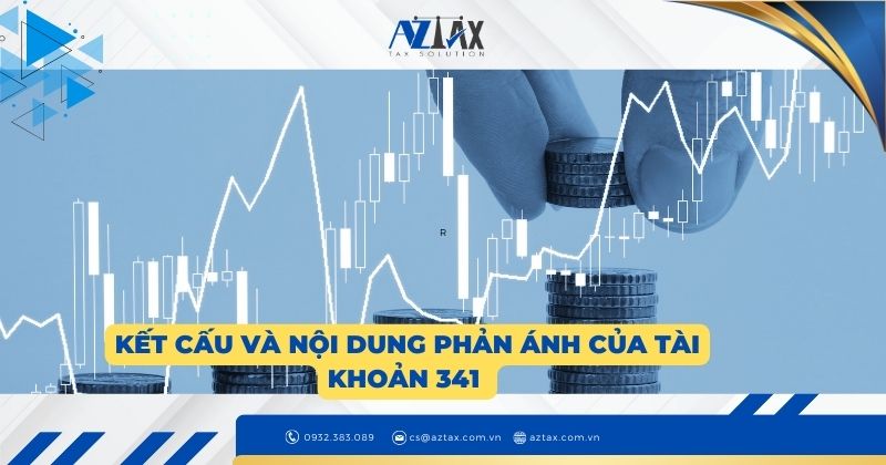 Kết cấu và nội dung phản ánh của tài khoản 341 