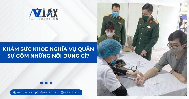 Khám sức khỏe nghĩa vụ quân sự gồm những nội dung gì?