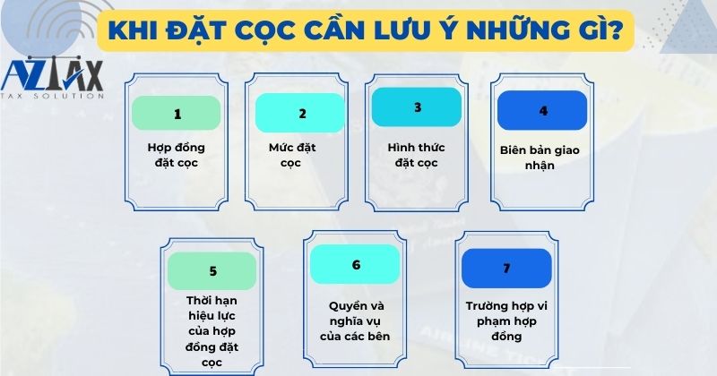 Khi đặt cọc cần lưu ý những gì?