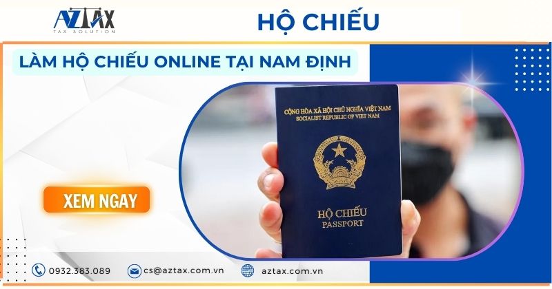 Làm hộ chiếu online tại Nam Định