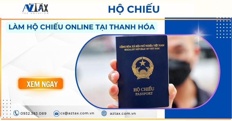 Làm hộ chiếu online tại Thanh Hóa