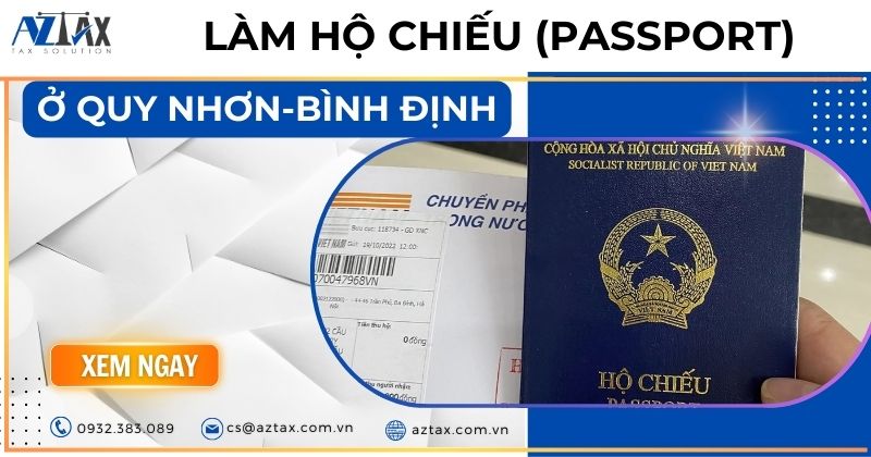 Làm hộ chiếu (Passport) ở Quy Nhơn - Bình Định