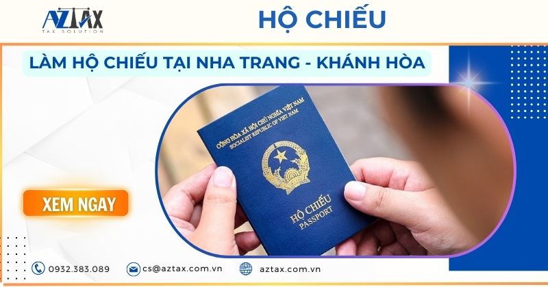 Làm hộ chiếu tại Nha Trang - Khánh Hòa