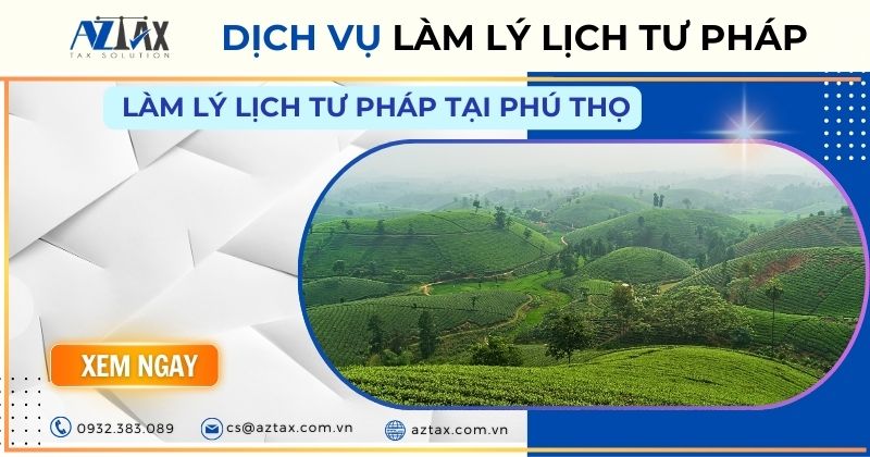 làm lý lịch tư pháp tại phú thọ