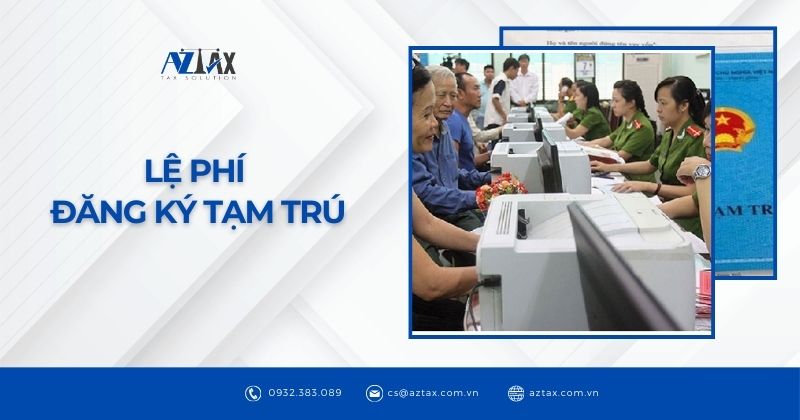 Lệ phí đăng ký tạm trú