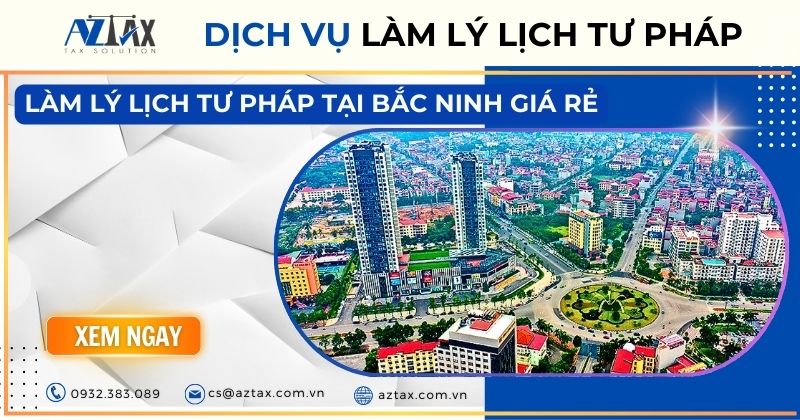 lý lịch tư pháp tại Bắc Ninh giá rẻ