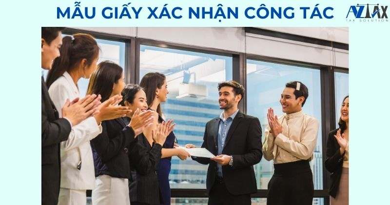 mẫu giấy xác nhận công tác