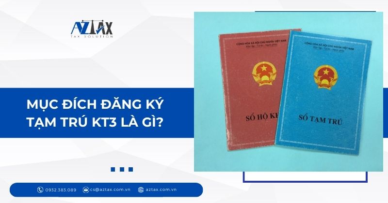 Mục đích đăng ký tạm trú KT3 là gì?