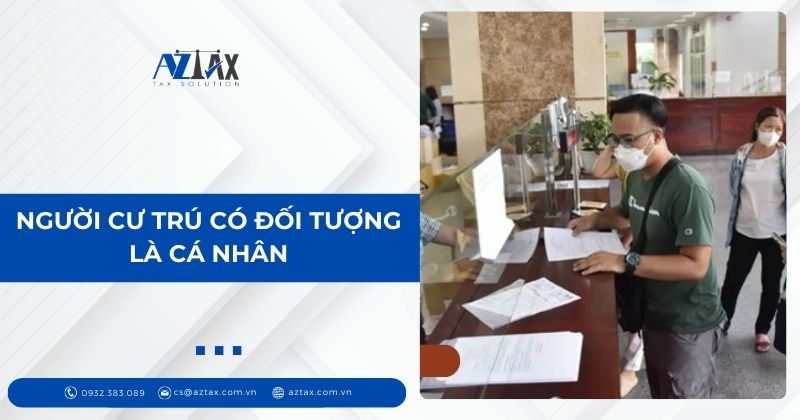 Người cư trú có đối tượng là cá nhân