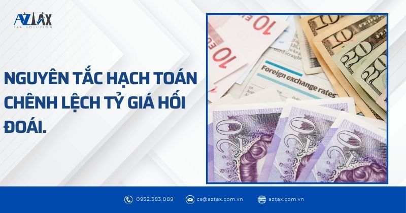 Nguyên tắc hạch toán chênh lệch tỷ giá hối đoái