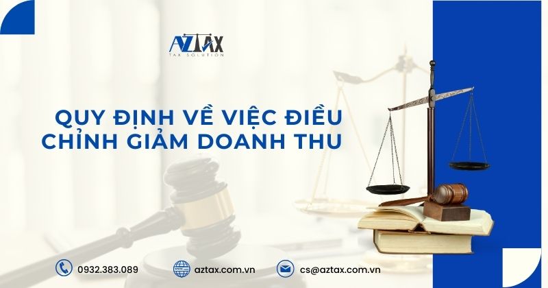 Quy định về việc điều chỉnh giảm doanh thu