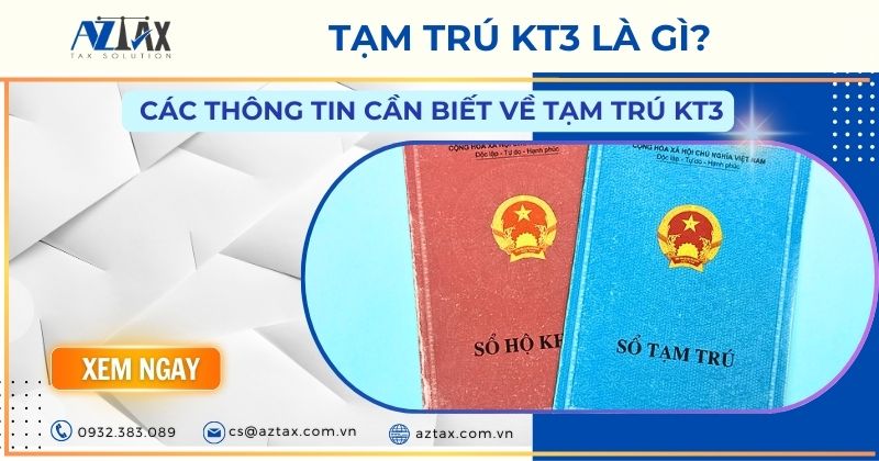 Tạm trú KT3 là gì?