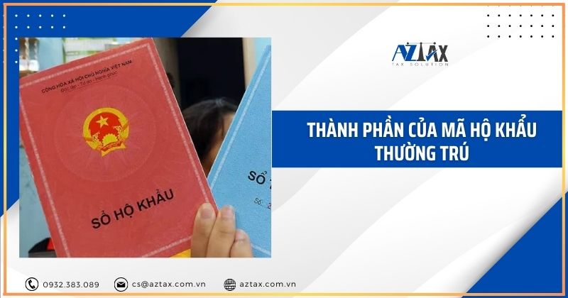 Thành phần của mã hộ khẩu thường trú