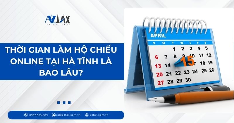 Thời gian làm hộ chiếu online tại Hà Tĩnh là bao lâu?