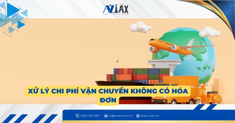 Xử lý chi phí vận chuyển không có hóa đơn