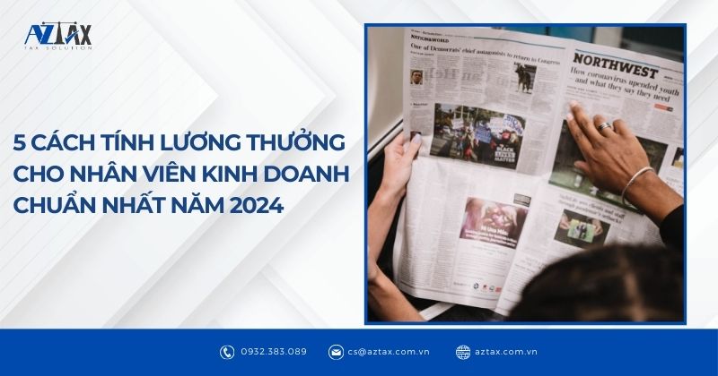 5 cách tính lương thưởng cho nhân viên kinh doanh chuẩn nhất năm 2024