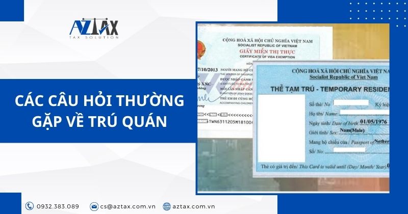 Các câu hỏi thường gặp về trú quán