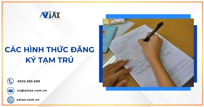 Các hình thức đăng ký tạm trú