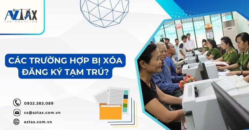 Các trường hợp bị xóa đăng ký tạm trú?