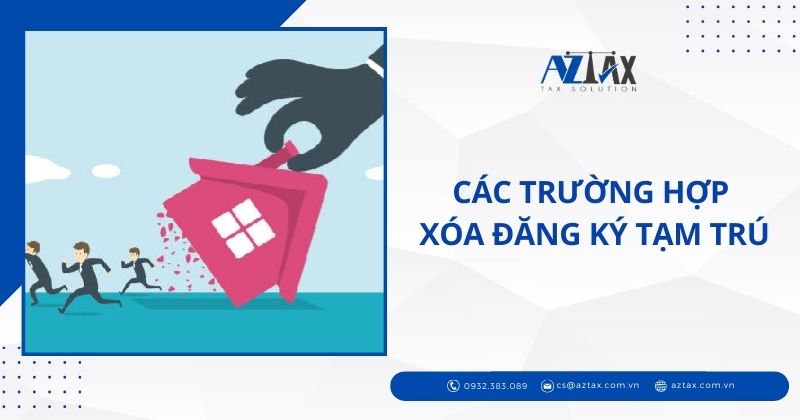 Các trường hợp xóa đăng ký tạm trú