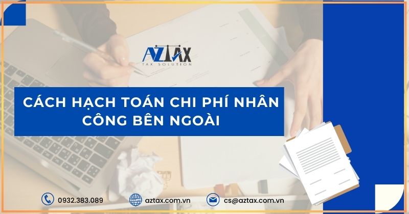 Cách hạch toán chi phí nhân công bên ngoài