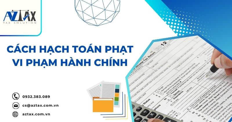 Cách hạch toán phạt vi phạm hành chính