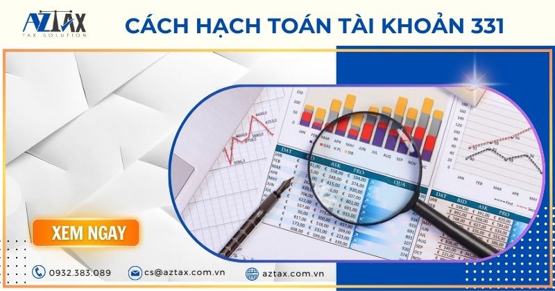 Cách hạch toán tài khoản 331