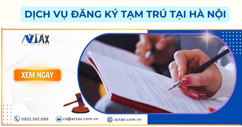 Dịch vụ đăng ký tạm trú tại Hà Nội