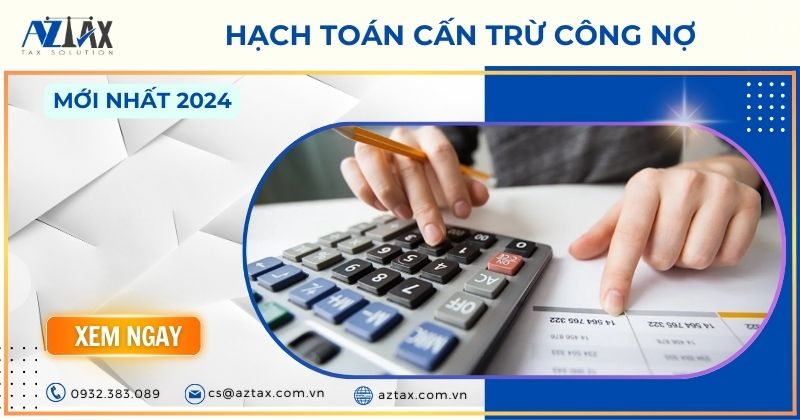 hạch toán cấn trừ công nợ