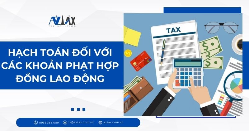 Hạch toán đối với các khoản phạt hợp đồng lao động