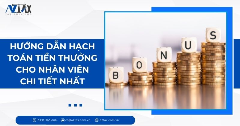 hạch toán tiền thưởng cho nhân viên