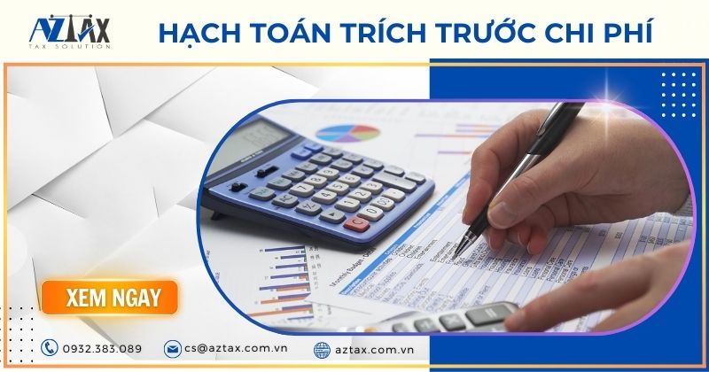 Hạch toán trích trước chi phí