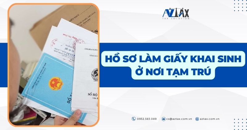 Hồ sơ làm giấy khai sinh ở nơi tạm trú