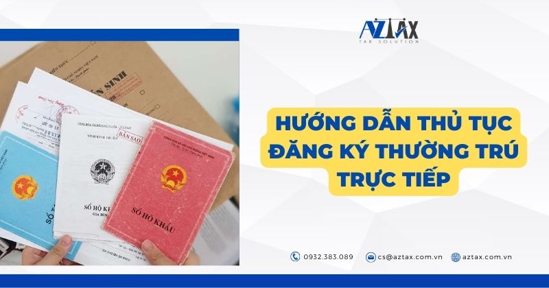 Hướng dẫn thủ tục đăng ký thường trú trực tiếp