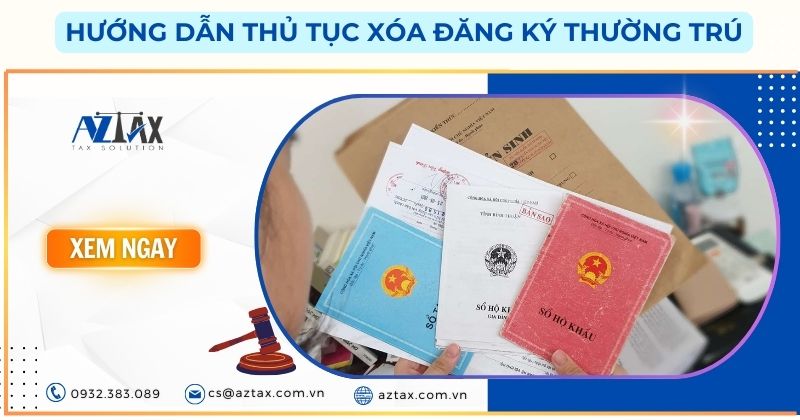 Hướng dẫn thủ tục xóa đăng ký thường trú