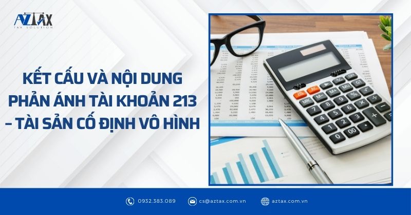 Kết cấu và nội dung phản ánh tài khoản 213 – tài sản cố định vô hình