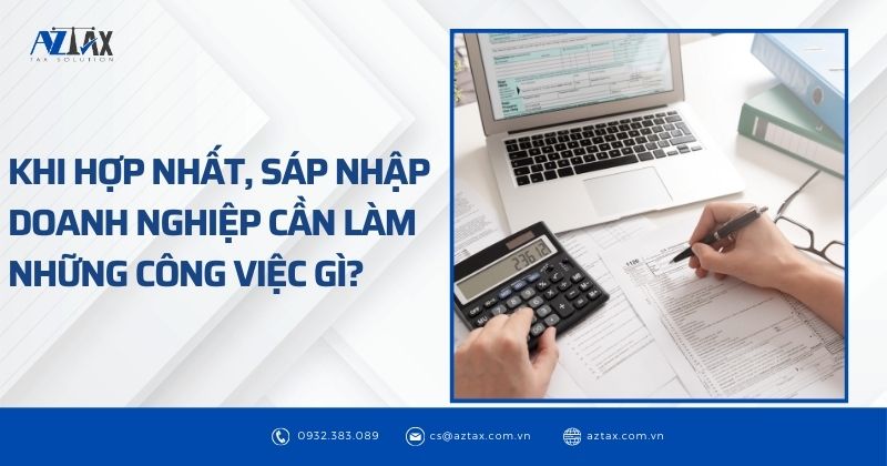 Khi hợp nhất, sáp nhập doanh nghiệp cần làm những công việc gì?