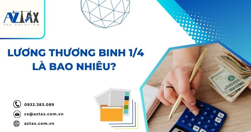 Lương thương binh 1/4 là bao nhiêu?