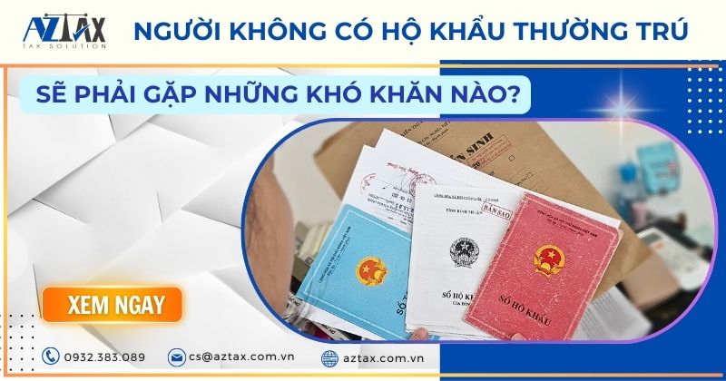 Người không có hộ khẩu thường trú sẽ phải gặp khó khăn nào?