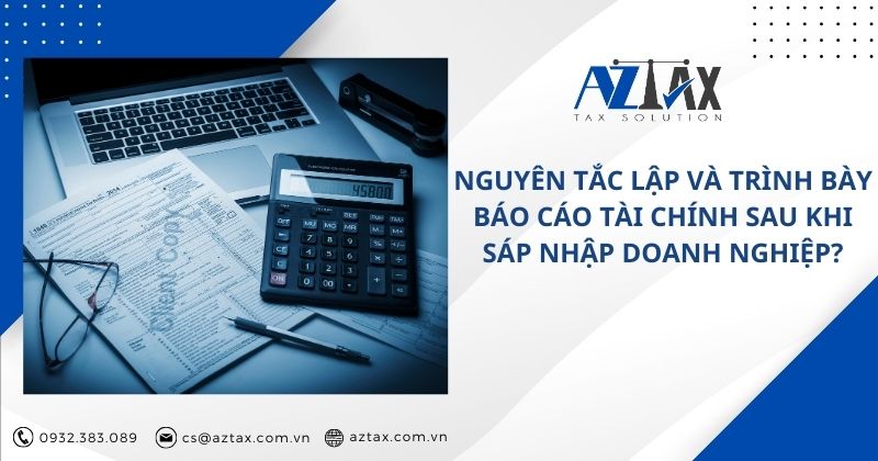 Nguyên tắc lập và trình bày báo cáo tài chính sau khi sáp nhập doanh nghiệp?