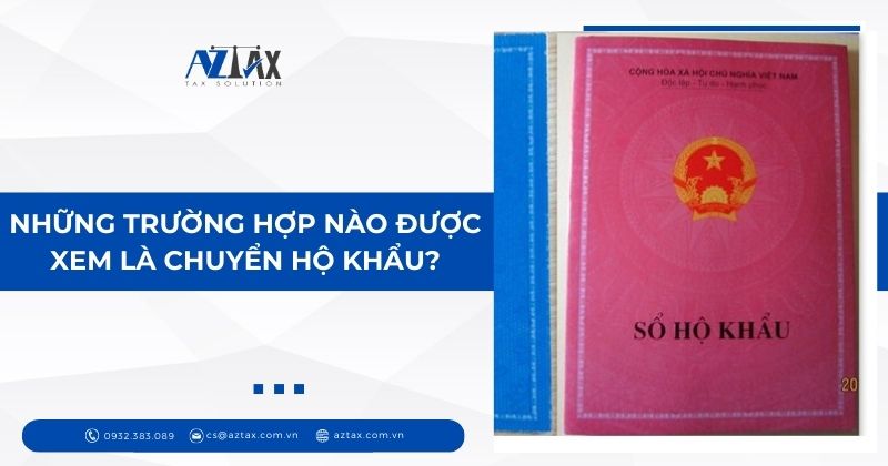 Những trường hợp nào được xem là chuyển hộ khẩu?