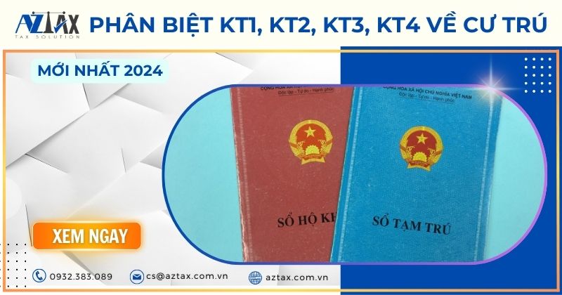 Phân biệt KT1, KT2, KT3, KT4 về cư trú