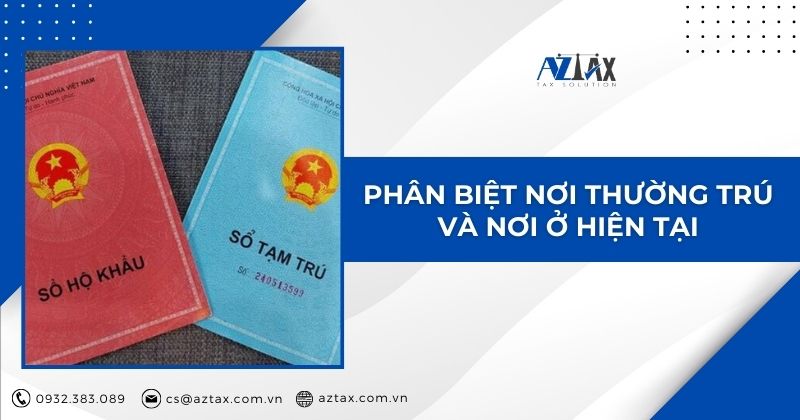 Phân biệt nơi thường trú và nơi ở hiện tại