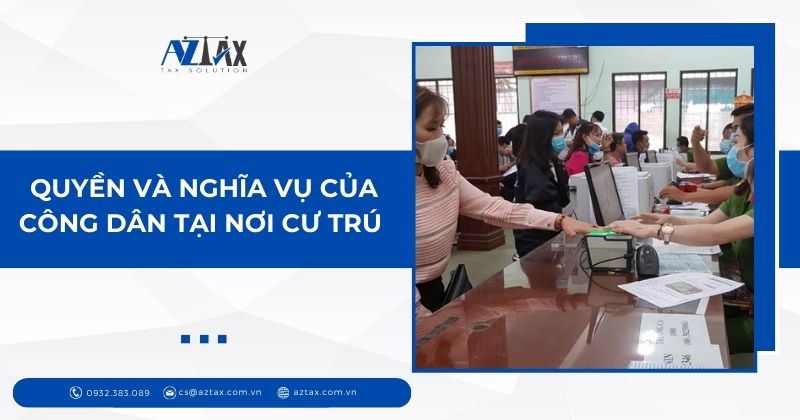 Quyền và nghĩa vụ của công dân tại nơi cư trú