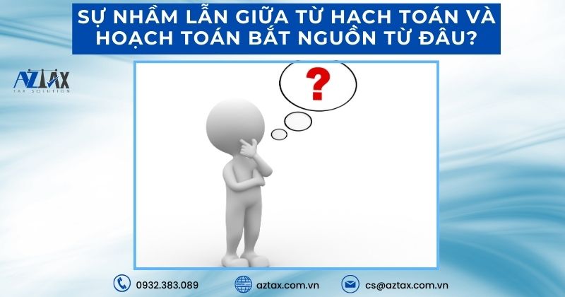 Sự nhầm lẫn giữa từ hạch toán và hoạch toán bắt nguồn từ đâu?