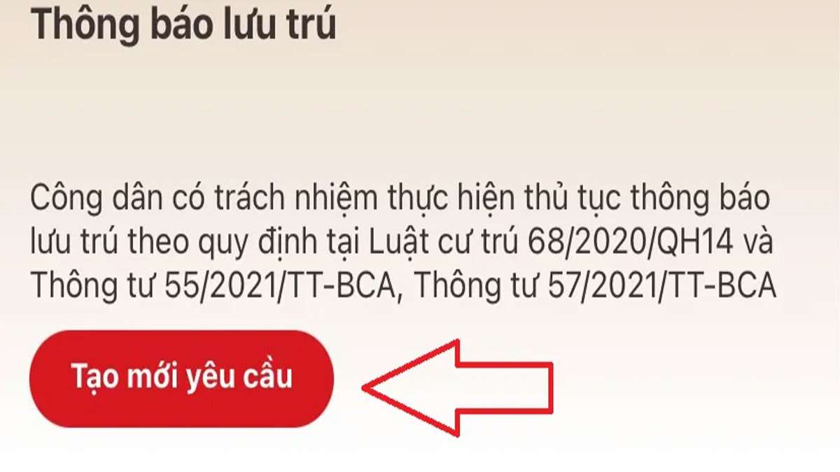 Tạo yêu cầu mới