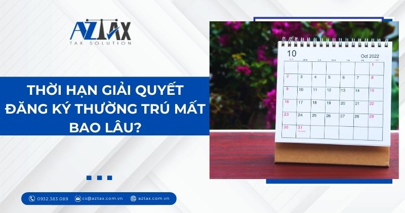 Thời hạn giải quyết thường trú đăng ký thường trú mất bao lâu?