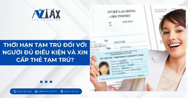 Thời hạn tạm trú đối với người không có thẻ tạm trú?