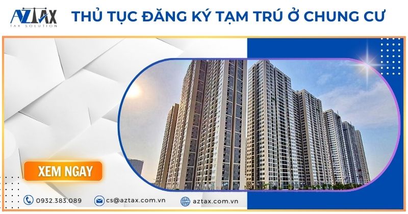 Thủ tục đăng ký tạm trú ở chung cư