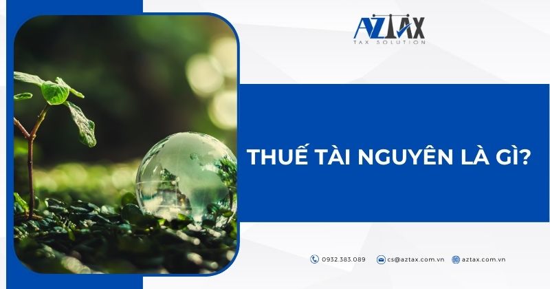 Thuế tài nguyên là gì?